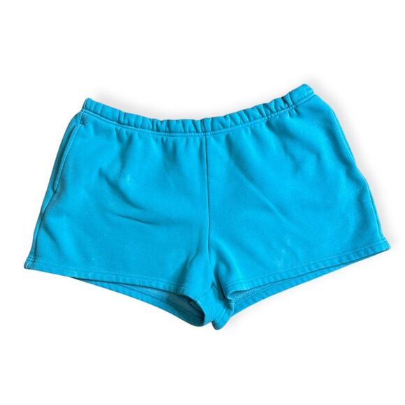 FABLETICS Women’s Teal Year Round Terry Shorts Size XL - Picture 1 of 5